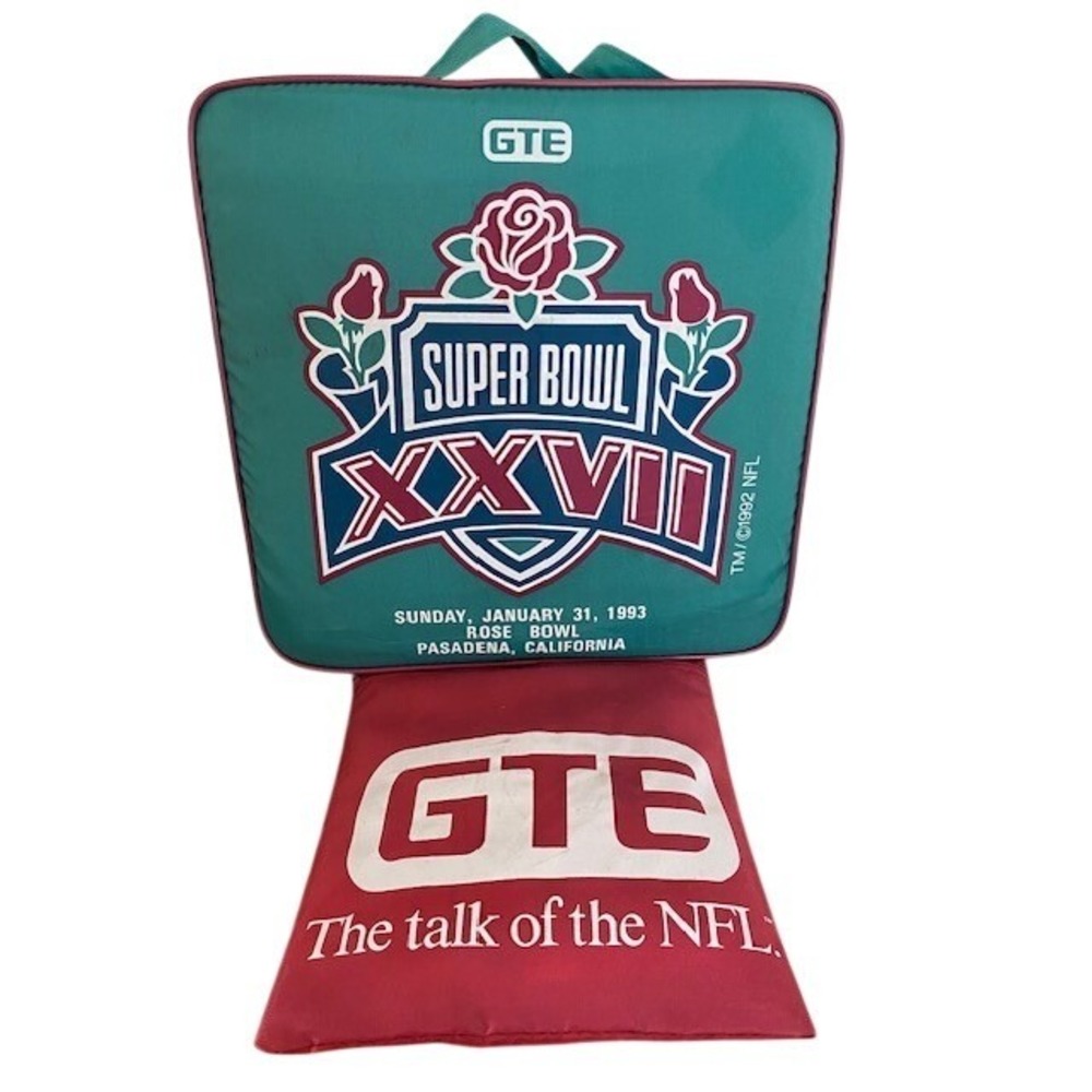 GTE Super Bowl XXVII 1993 Rose Bow NFL Memorabilia Collection Cowboys vs. Bills